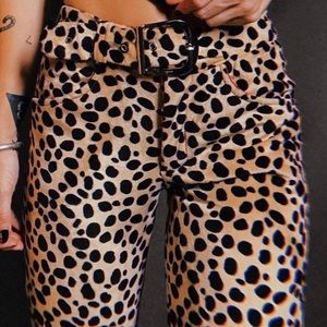 Dalmatian print pants